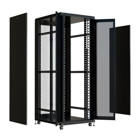 CERTECH DoE Approved 45RU Server Rack, 800mm (W) x 1000mm (D)