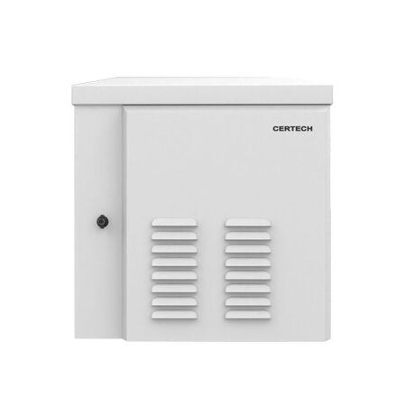 CERTECH 9RU 600mm Deep Outdoor Wall Mounted Rack. IP45 Rated