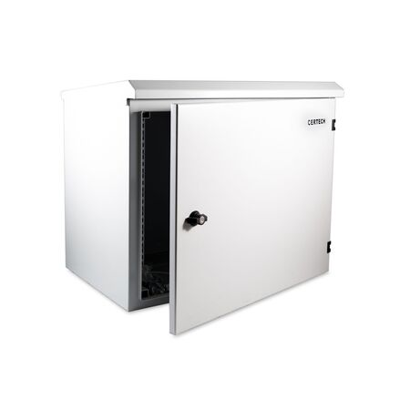 CERTECH 9RU 400mm Deep Outdoor Wall Mounted Rack. IP65 Rated