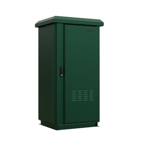 CERTECH 27RU 600mm Deep Outdoor Freestanding Cabinet. IP45 Rated, Forest Green **Made to Order**