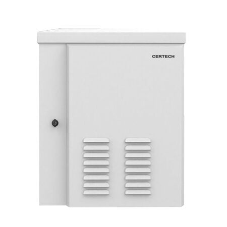 CERTECH 12RU 400mm Deep Outdoor Wall Mounted Rack. IP45 Rated