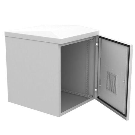 CERTECH 12RU 400mm Deep Outdoor Wall Mounted Rack. IP45 Rated