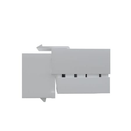 Cat6 RJ-45 UTP Keystone Jack. White, 90 degrees