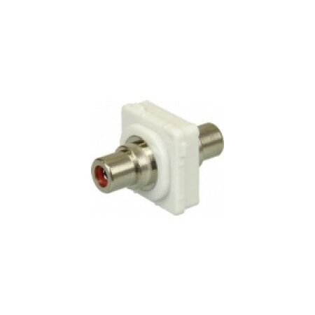 RCA-RCA Connector for Australian Style Wall Plates, Red