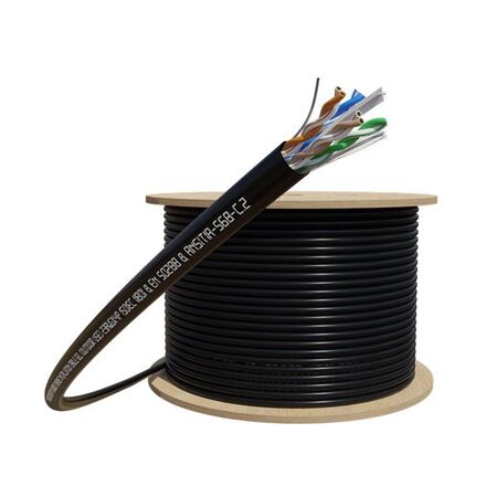 CERTECH 305M Cat6 U/UTP Solid External (Above Ground) Cable