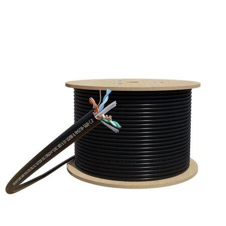 CERTECH 305M Cat6 U/UTP Solid Gel Filled (Underground) Cable