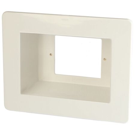 CERTECH Recessed Wall Box with 2x Australian style outlets and 1x GPO Slot