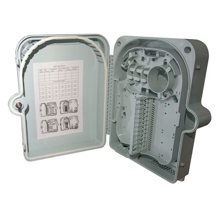 24 Core Fibre Outdoor Wall Enclosure, IP55 Rated