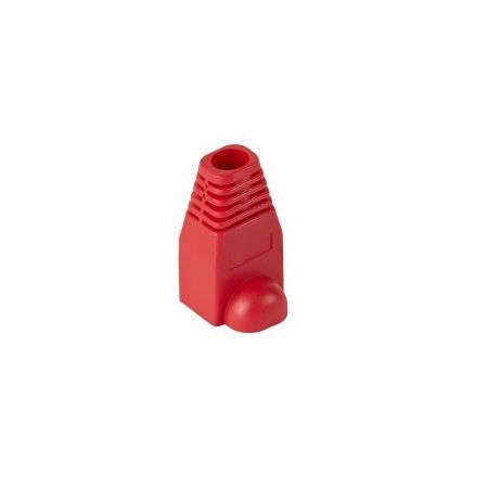 RJ45 Strain Relief Boot, Red - 10pc Pack