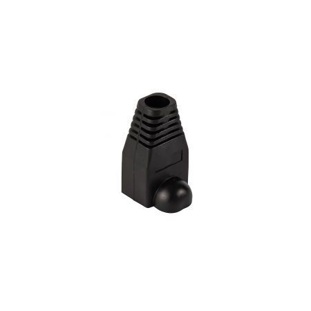 RJ45 Strain Relief Boot, Black - 10pc Pack