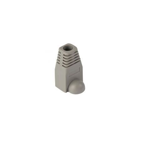 RJ45 Strain Relief Boot, Grey - 10pc Pack
