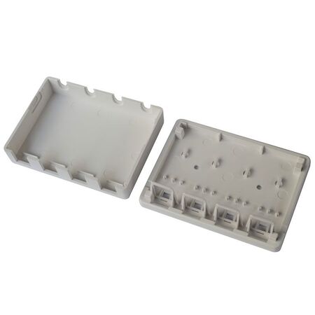Four Port Unequipped Surface Mount Box