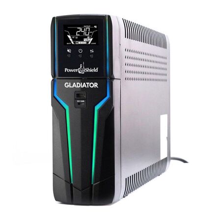 PowerShield Gladiator 1500VA Line Interactive Sine Wave Gaming UPS