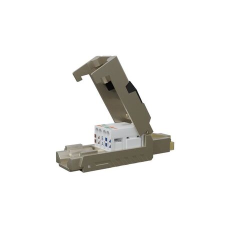 Cat6A FTP Field Termination Plug, Snap-in Boot