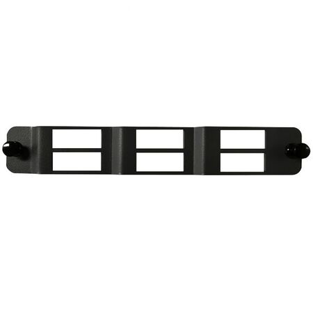 Angled 6 Port SC Duplex / LC Quad Adaptor Plate