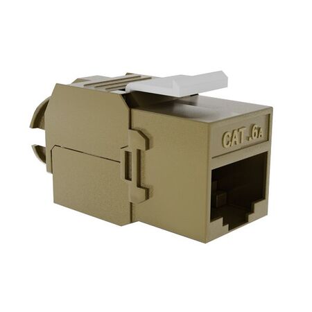 Cat6A RJ45 Shielded Tool-less Keystone Jack. 6pc Pack