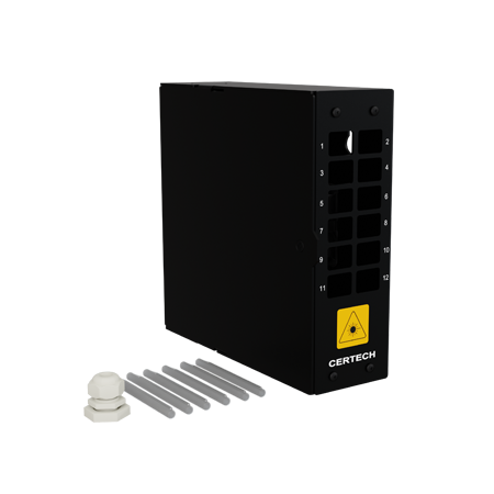 24 Core Fibre DIN Mount Enclosure