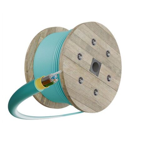 CERTECH 12F OM4 Indoor Outdoor Riser Fibre Optic Cable - Per Metre