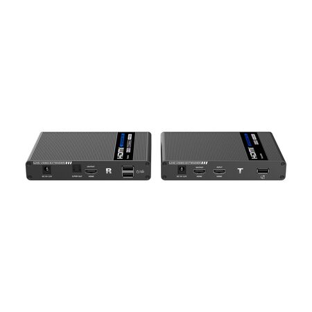 HDMI Extender w/ KVM Function over Cat6 to 70m, 4K@60Hz