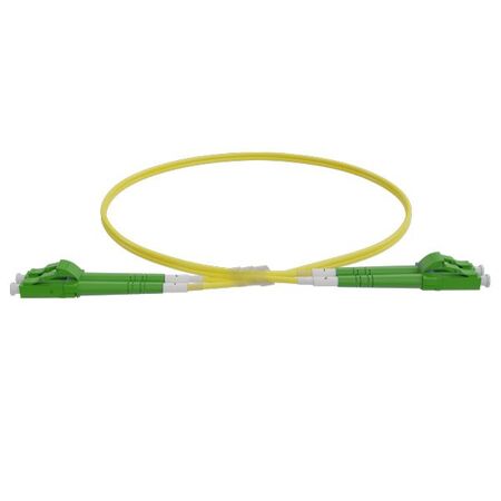 LCA-LCA OS2 (G657A1) Duplex Fibre Lead, Yellow LSZH Jacket - 1.5m