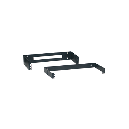 Ausrack wall bracket 19" hinged 1U 500Wx200D