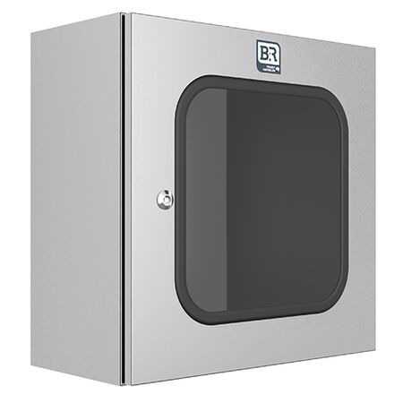 Universal NI 600Hx400Wx200D IP66 SS N4 VW Glass