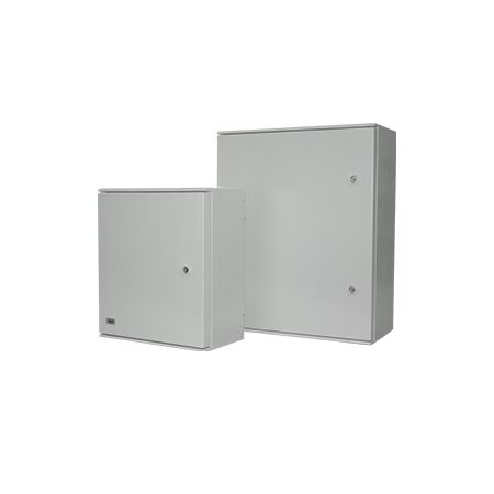 PD encl. IP65, 500x300x200, Opaque door, 1/4 turn