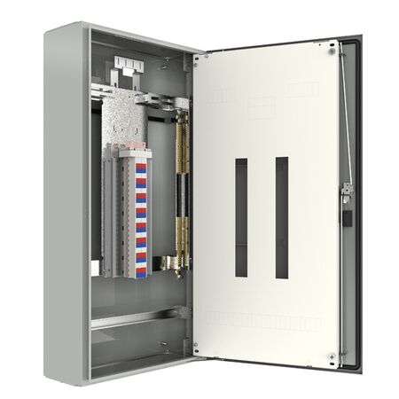 Superior IP66 72Pole Panelboard +24P DIN, RAL7035