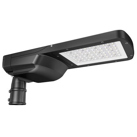 15W Zorro 2 area light 150lm/W, pole mount included for horizontal & vertical mounting, fits 60mm OD round pole, black/Grey