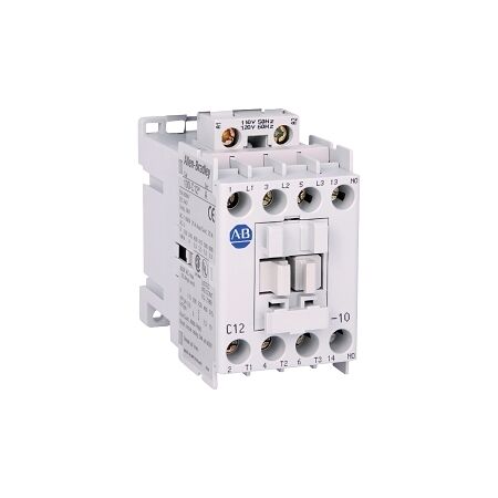 Allen-Bradley 100C Contactor 5.5kW 3Pole 110 to 125VDC Coil 1NO Contact Auxiliary