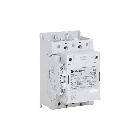 Allen-Bradley 100E Contactor 55kW 3Pole 48-130VAC/DC Coil 1NO 1NC Auxiliary with Lugs