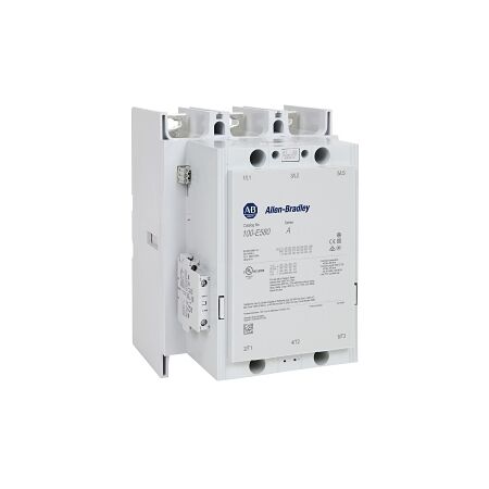 Allen-Bradley 100E Contactor 355kW 3Pole 250-500V AC/DC EI Coil 1NO 1NC Auxiliary