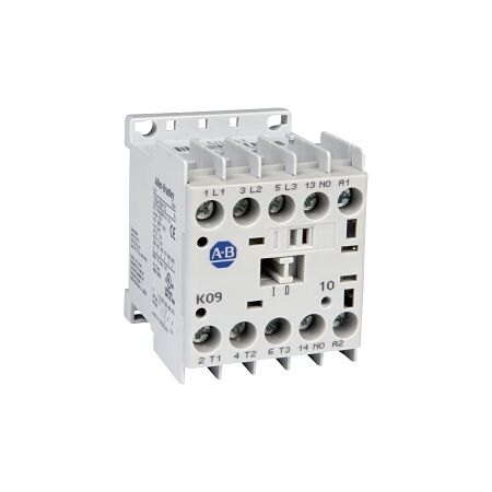 Allen-Bradley 100K Contactor Mini 4kW 3Pole 230VAC Coil 1NO Contact Auxiliary