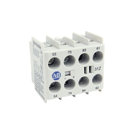 Allen-Bradley 100K Auxiliary Contact with 3NO and 1NC Contacts Front Mount for 100K and 700K