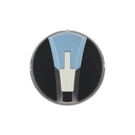 Socomec SCOM Handle - External Mount S00, IP 65, P/lock, Blue/Black, Eng."I O II", suits 20 - 80A