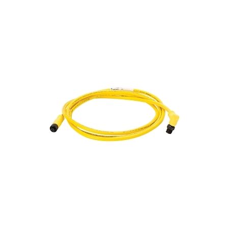 Allen-Bradley 1485 DeviceNet Cable Thin Yellow Micro Male Right Angle Mini Female 2m