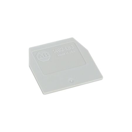 Allen-Bradley 1492-W End Plate for 1492W3 W4 W4P W4PTP Grey