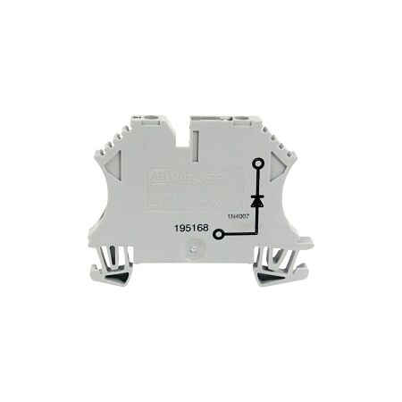 Allen-Bradley 1492-J Screw Connection Terminal 2.5mm 1 Level 2 Conductor Entries Grey