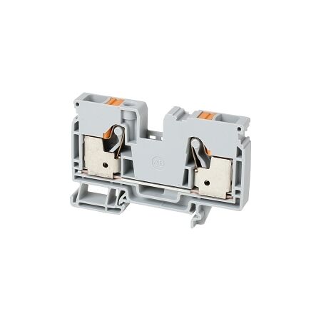 Allen-Bradley 1492-P Push-in Terminal Block 10mm 1 Level 2 Conductor Entries Grey