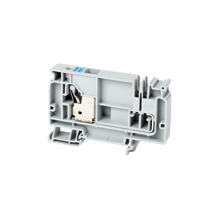 Allen-Bradley 1492-P Push-in Power Distribution Terminal 10mm 1 Blue Distribution Feed In Grey
