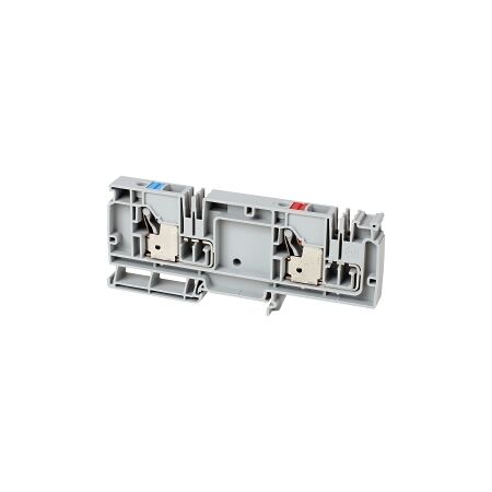 Allen-Bradley 1492-P Push-in Power Distribution Terminal 10mm 1 Red 1 Blue Distribution Feed In Grey
