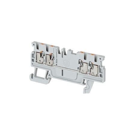 Allen-Bradley 1492-P Push-in Terminal 1.5mm 1 Level 4 Conductor Entries Grey