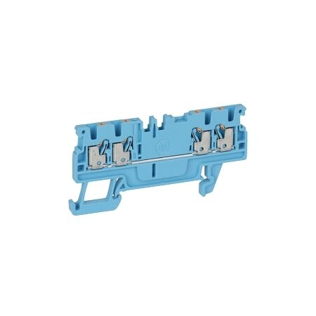 Allen-Bradley 1492-P Push-in Terminal 1.5mm 1 Level 4 Conductor Entries Blue
