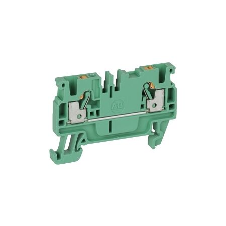 Allen-Bradley 1492-P Push-in Terminal 2.5mm 1 Level 2 Conductor Entries Green