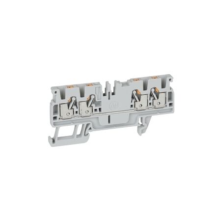 Allen-Bradley 1492-P Push-in Terminal 2.5mm 1 Level 4 Conductor Entries Grey