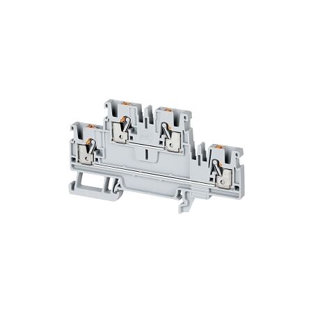 Allen-Bradley 1492-P Push-in Terminal 2.5mm 2 Level 4 Conductor Entries Grey