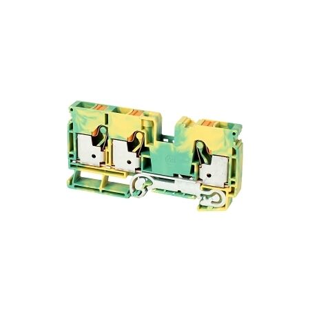 Allen-Bradley 1492-P Push-in Earth Terminal 10mm 1 Level 3 Conductor Entries Green Yellow