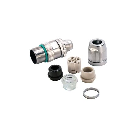 Allen-Bradley 1585 Shielded Ethernet Cable Connector 2 Pair M12 Male