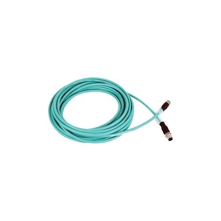 Allen-Bradley 1585 Shielded Ethernet Cable Hi Flex Pur 2 Pair CAT5e Teal M12M to M12F 10M