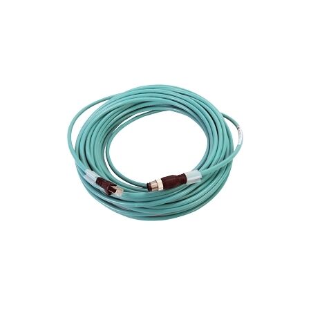 Allen-Bradley 1585 Shielded Ethernet Cable Hi Flex Pur 2 Pair Teal M12 to RJ45 20M